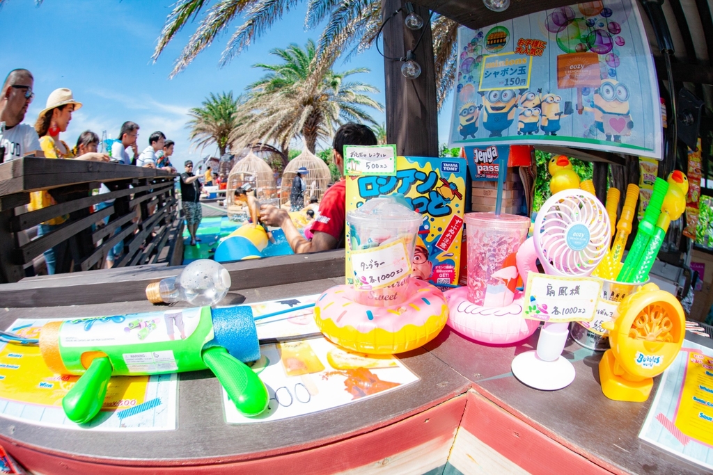 キッズエリア　小さなお子様も楽しめるバーベキュー場｜沖縄 那覇 手ぶらバーベキューならコージービーチクラブ cozy beach club