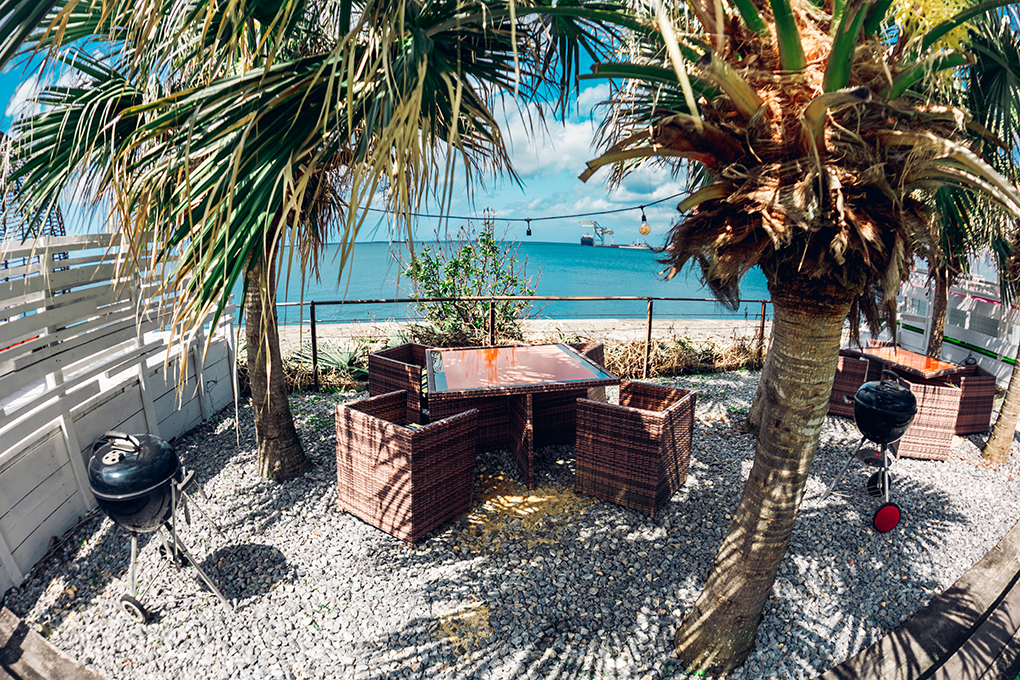 GARDEN AREA ガーデンエリア1｜沖縄 那覇 手ぶらバーベキューならコージービーチクラブ cozy beach club